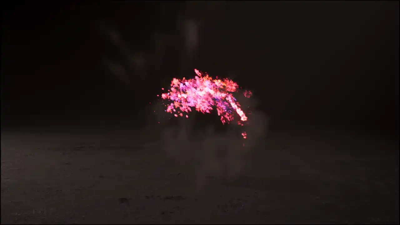 Fireball Evil Particle